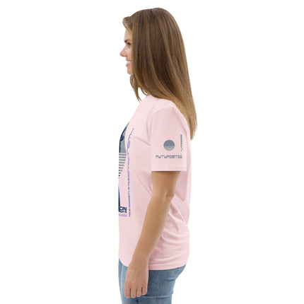 DISTRACTION BLUE Organic T-Shirt