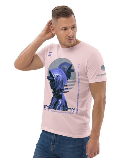 DISTRACTION BLUE Organic T-Shirt
