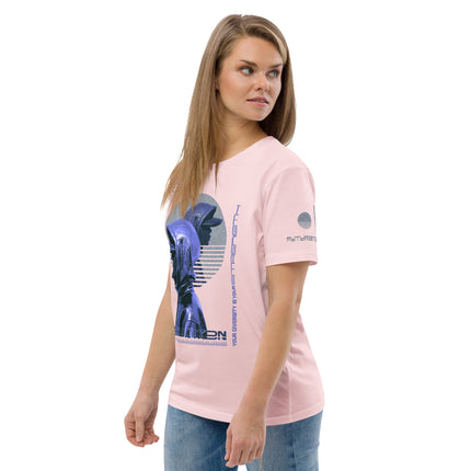 DISTRACTION BLUE Organic T-Shirt