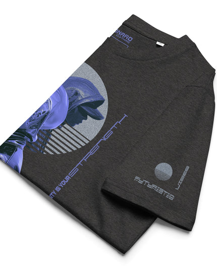 DISTRACTION BLUE Organic T-Shirt