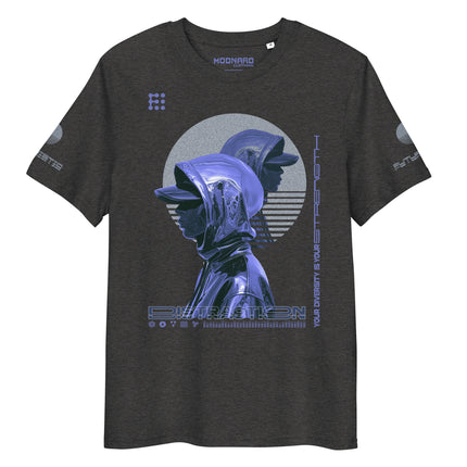 DISTRACTION BLUE Organic T-Shirt