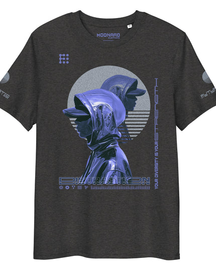 DISTRACTION BLUE Organic T-Shirt