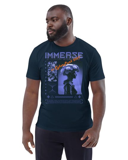 IMMERSE YOURSELF BLUE Organic T-Shirt