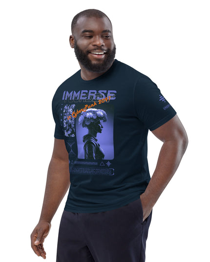 IMMERSE YOURSELF BLUE Organic T-Shirt