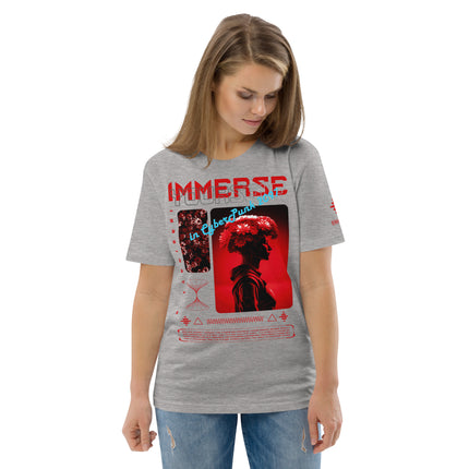 IMMERSE YOURSELF RED Organic T-Shirt