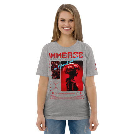 IMMERSE YOURSELF RED Organic T-Shirt