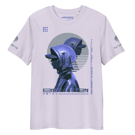 DISTRACTION BLUE Organic T-Shirt
