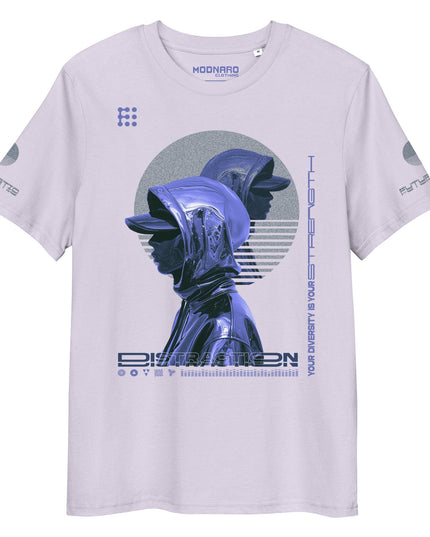 DISTRACTION BLUE Organic T-Shirt