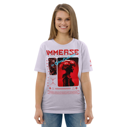 IMMERSE YOURSELF RED Organic T-Shirt