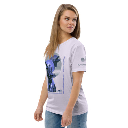 DISTRACTION BLUE Organic T-Shirt