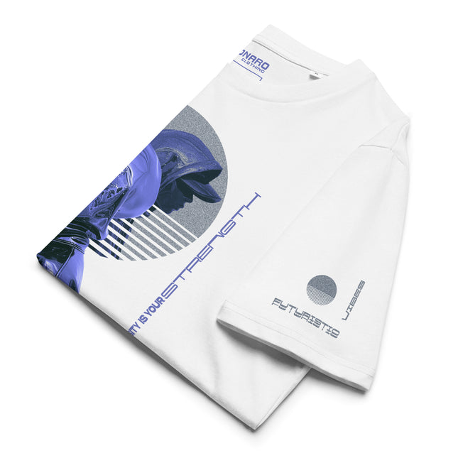 DISTRACTION BLUE Organic T-Shirt
