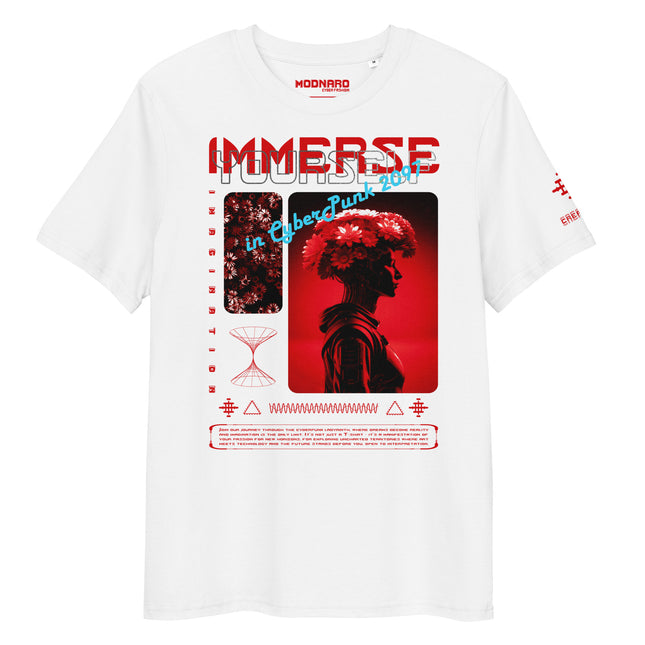 IMMERSE YOURSELF RED Organic T-Shirt