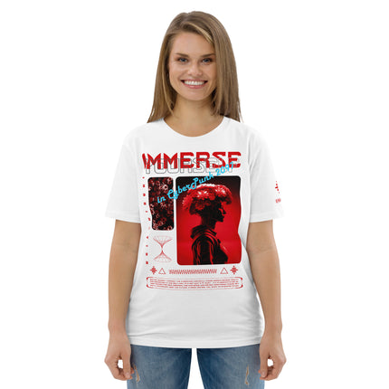 IMMERSE YOURSELF RED Organic T-Shirt