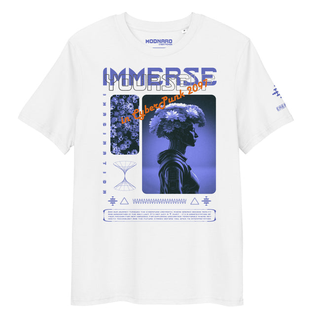IMMERSE YOURSELF BLUE Organic T-Shirt