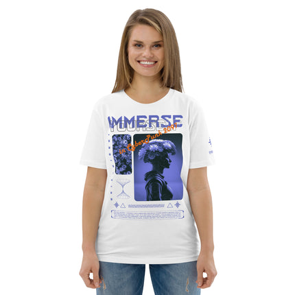 IMMERSE YOURSELF BLUE Organic T-Shirt