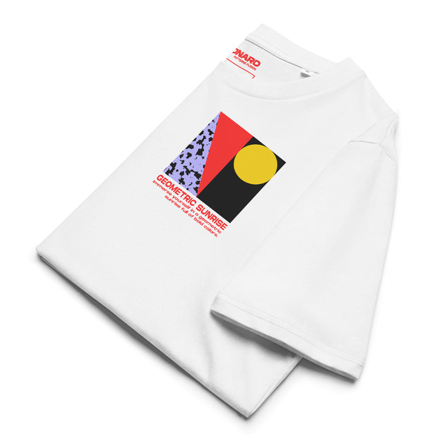 GEOMETRIC SUNRISE Organic T-Shirt