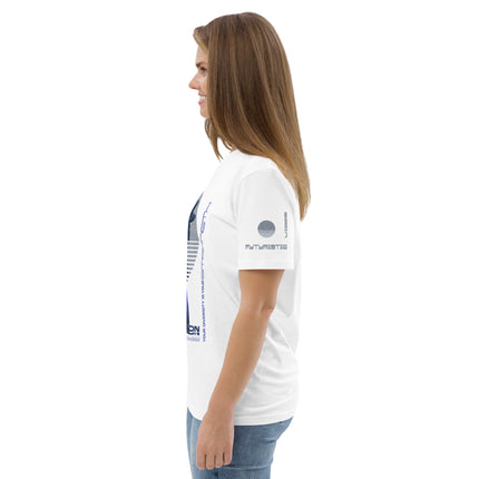 DISTRACTION BLUE Organic T-Shirt
