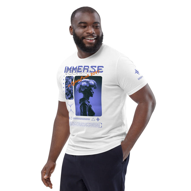 IMMERSE YOURSELF BLUE Organic T-Shirt
